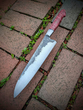 Load image into Gallery viewer, 8.937" Handforged Integral Chef - Quilted Maple & G10