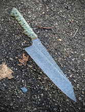 Load image into Gallery viewer, 8.312" Full-Tang Stainless K-Tip Gyuto - G10 & Micarta