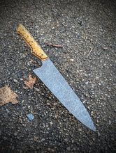 Load image into Gallery viewer, 8.375" Full-Tang Stainless Gyuto - Micarta & G10
