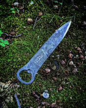 Load image into Gallery viewer, Handforged &quot;Brew-Nai&quot; Bottle Opener / Throwing Knife #2
