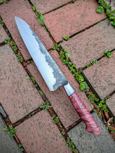 Load image into Gallery viewer, 8.937" Handforged Integral Chef - Quilted Maple &amp; G10
