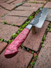 Load image into Gallery viewer, 8.937" Handforged Integral Chef - Quilted Maple &amp; G10
